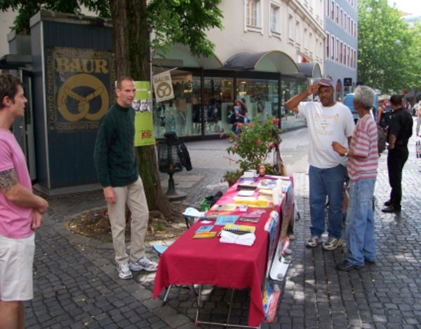 JES Infostand in Augsburg